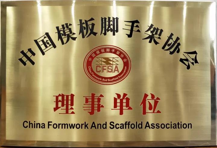 Foen fue invitado a servir como director de la asociación de encofrados y andamios de China.